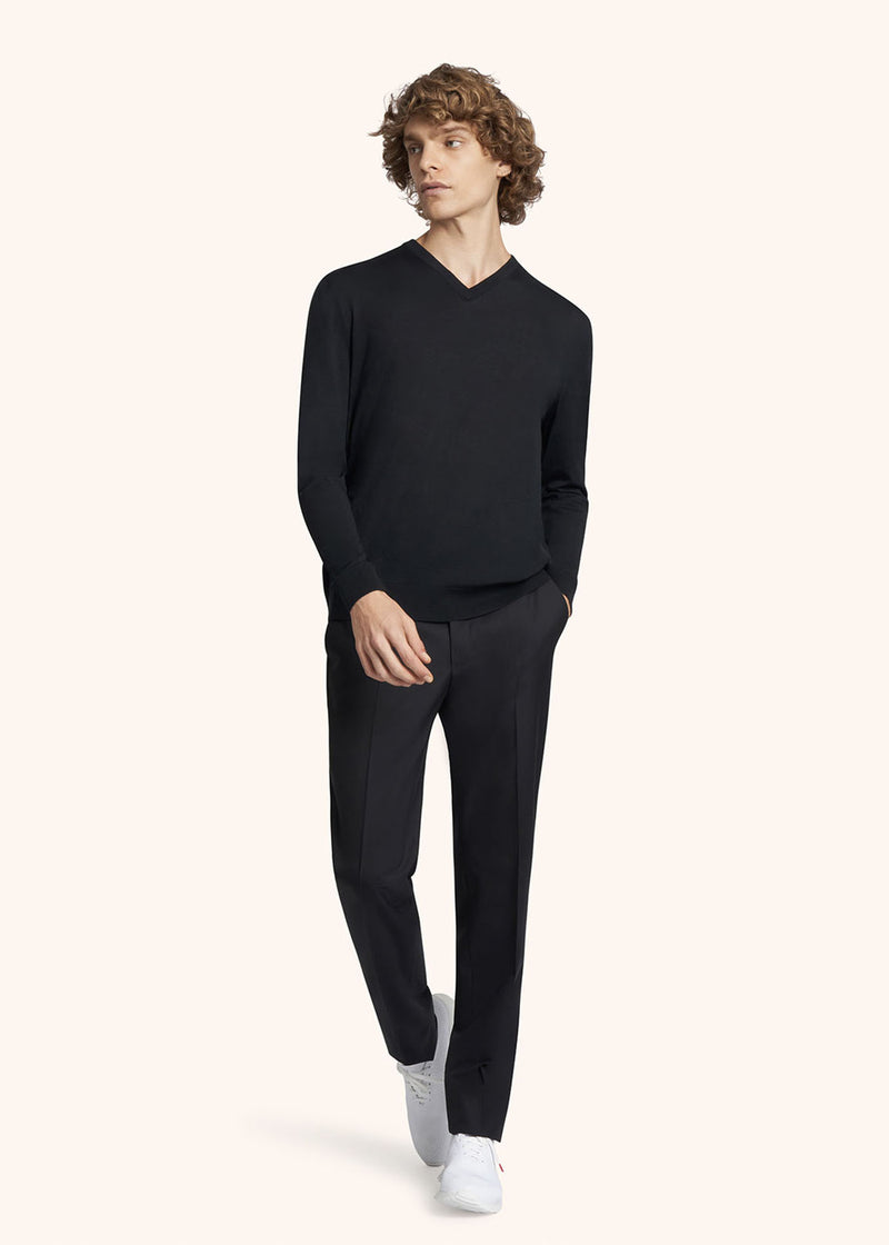 Kiton PANTALONI LANA UPNPEK0982806 Enormi sconti