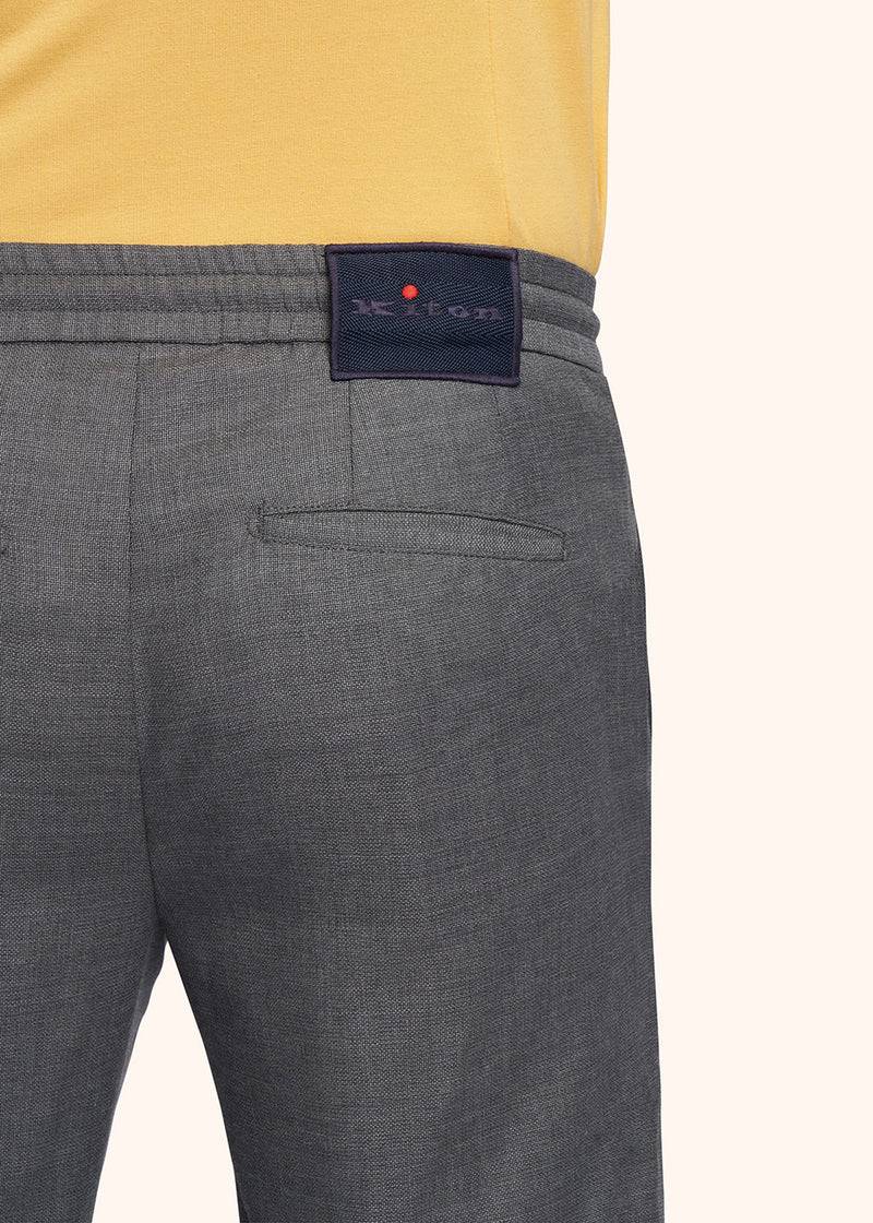 Kiton PANTALONI Lana UP1LACJ0751B02 Trasporto libero internazionale