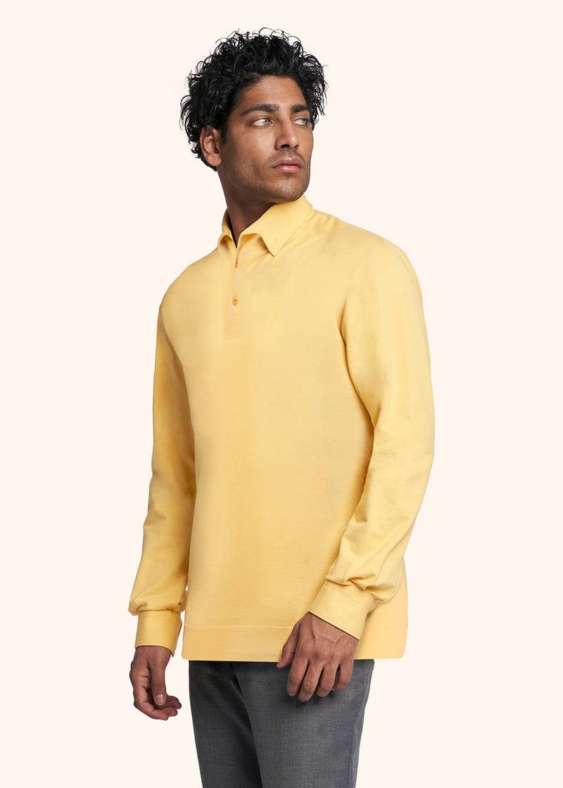 Kiton POLO ML COTONE UK33LE23K158 Qualità