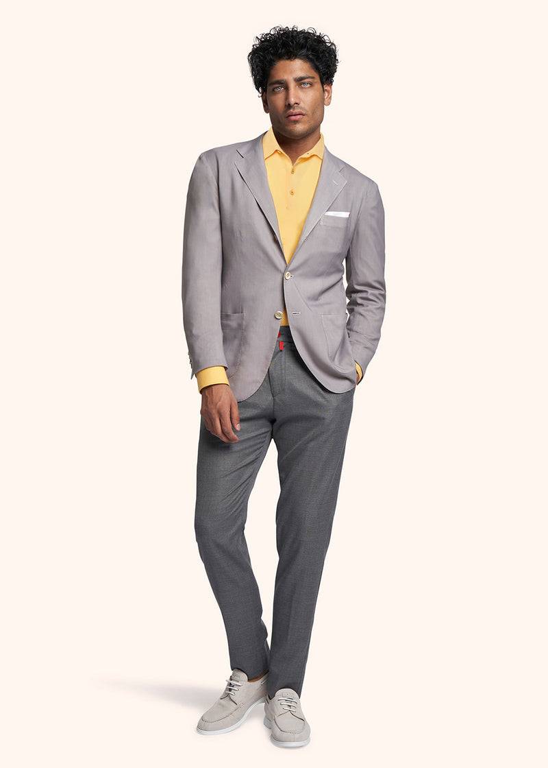 Kiton POLO ML COTONE UK33LE23K158 Qualità