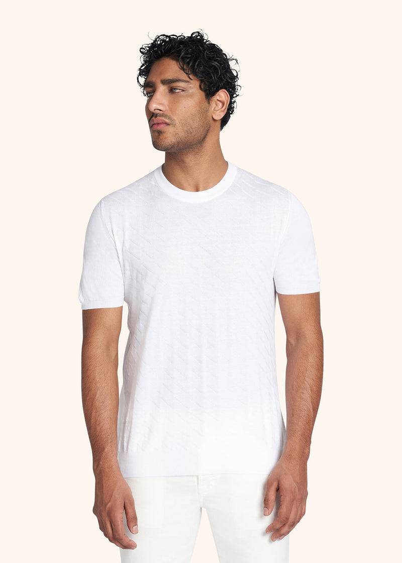 Kiton MAGLIA GIROCOLLO COTONE UK1442E2340C Vendita