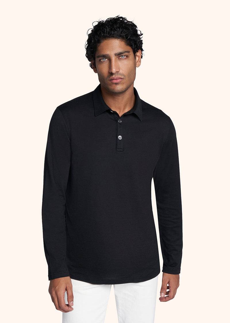 Kiton POLO ML Cotone UMK020815 Pezzi Unici