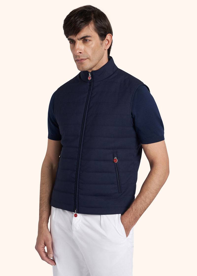 Kiton GIUBBOTTO SMANICATO LANA VERGINE UW1723K0638C05 Negozio
