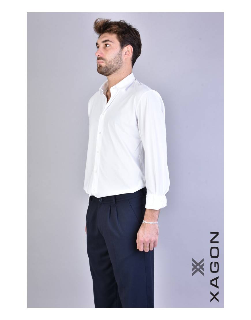 La haine inside us CAMICIA AVESPA Bianco In Saldo