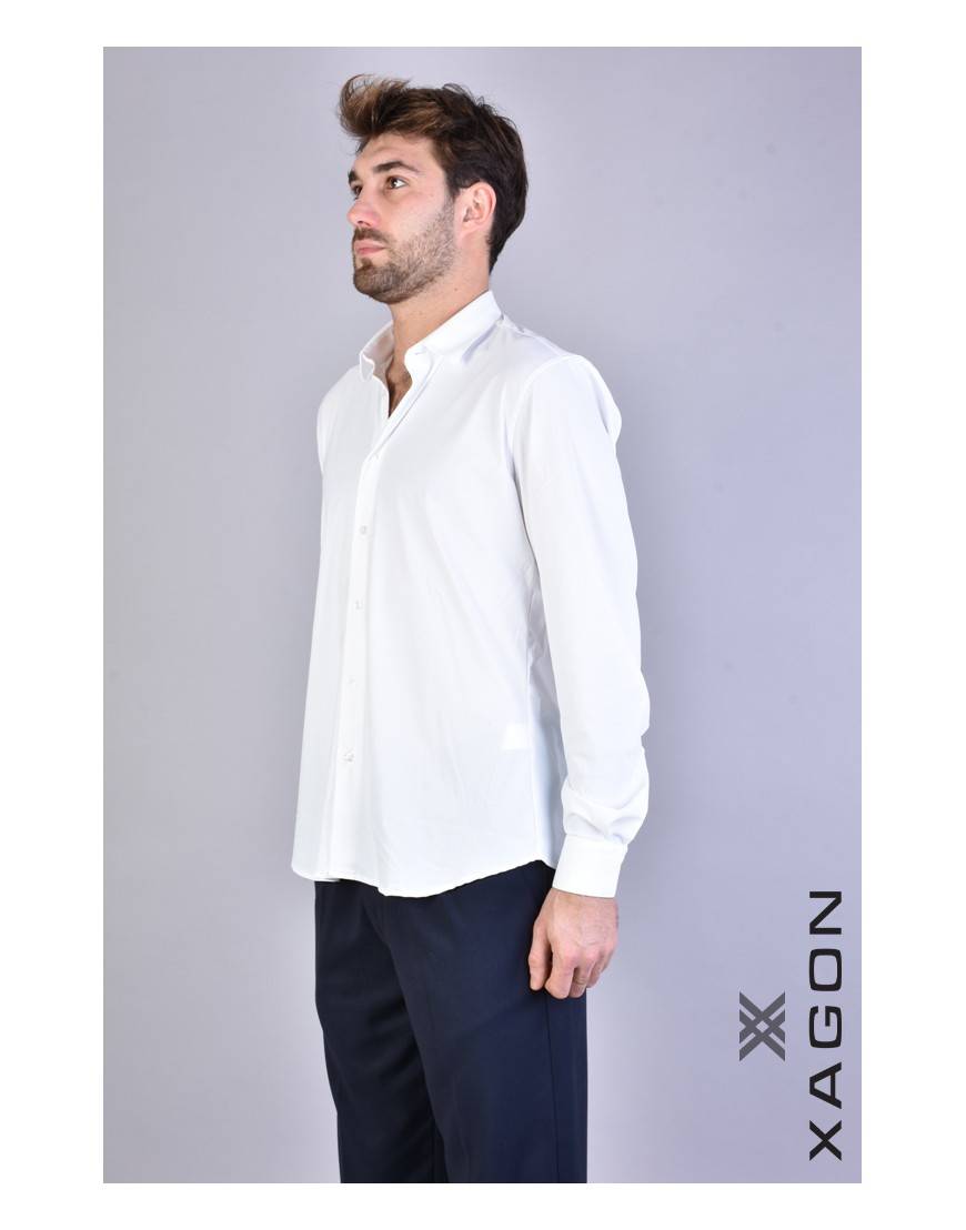La haine inside us CAMICIA AVESPA Bianco In Saldo