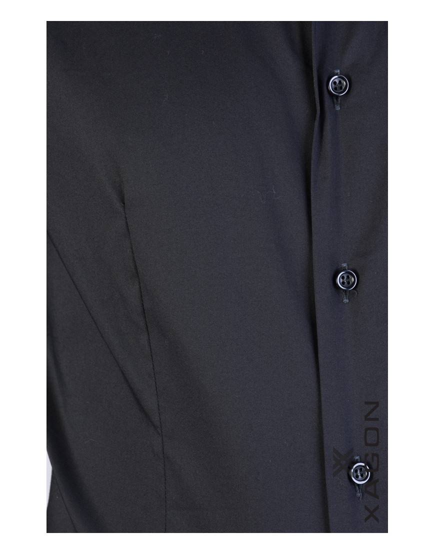 La haine inside us CAMICIA PAMATE Stretch Slim Fit Nero 2025
