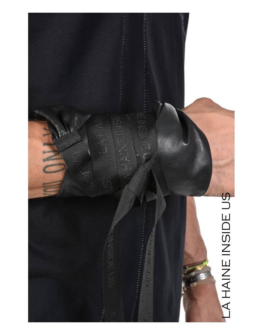 La haine inside us - PERMANENTE - 4B CIBELE FOULARD Pelle Nero Prezzo Ridotto