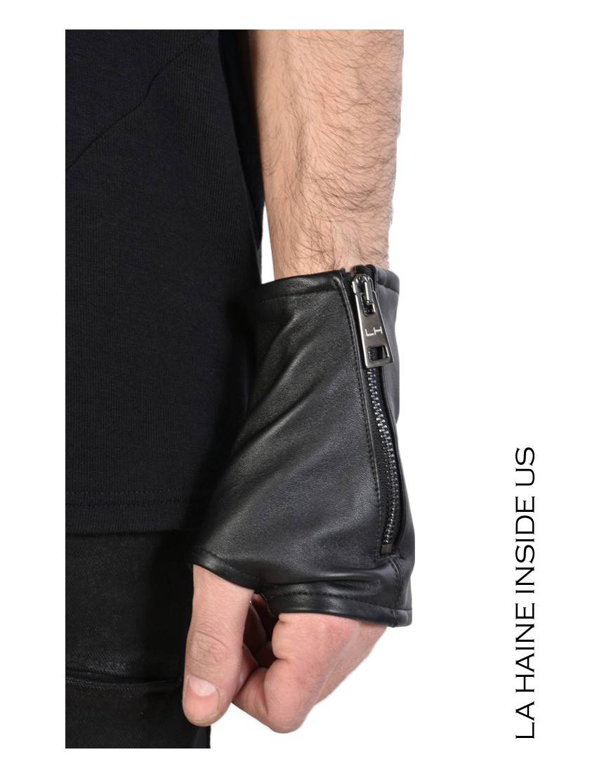 La haine inside us - PERMANENTE - 4B STARK MANICOTTO UNISEX Nero Sottocosto