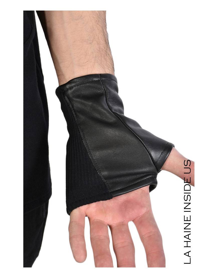 La haine inside us - PERMANENTE - 4B STARK MANICOTTO UNISEX Nero Sottocosto