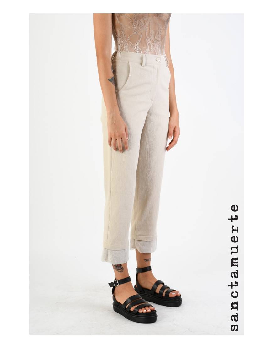 La haine inside us 9B SM299 PANTALONE Sabbia Vendita Calda