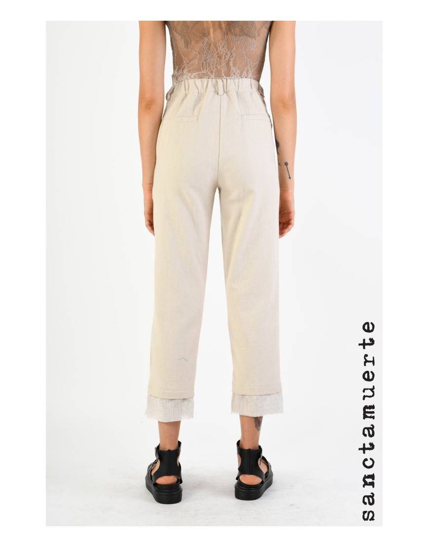 La haine inside us 9B SM299 PANTALONE Sabbia Vendita Calda