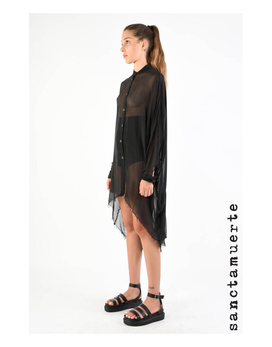 La haine inside us 9B SM306 CAMICIA Nero Saldi Di Fabbrica