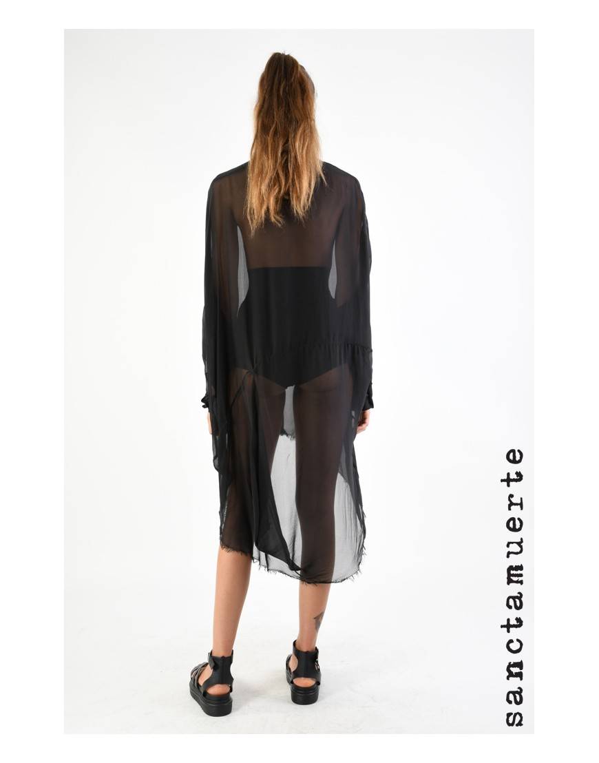 La haine inside us 9B SM306 CAMICIA Nero Saldi Di Fabbrica