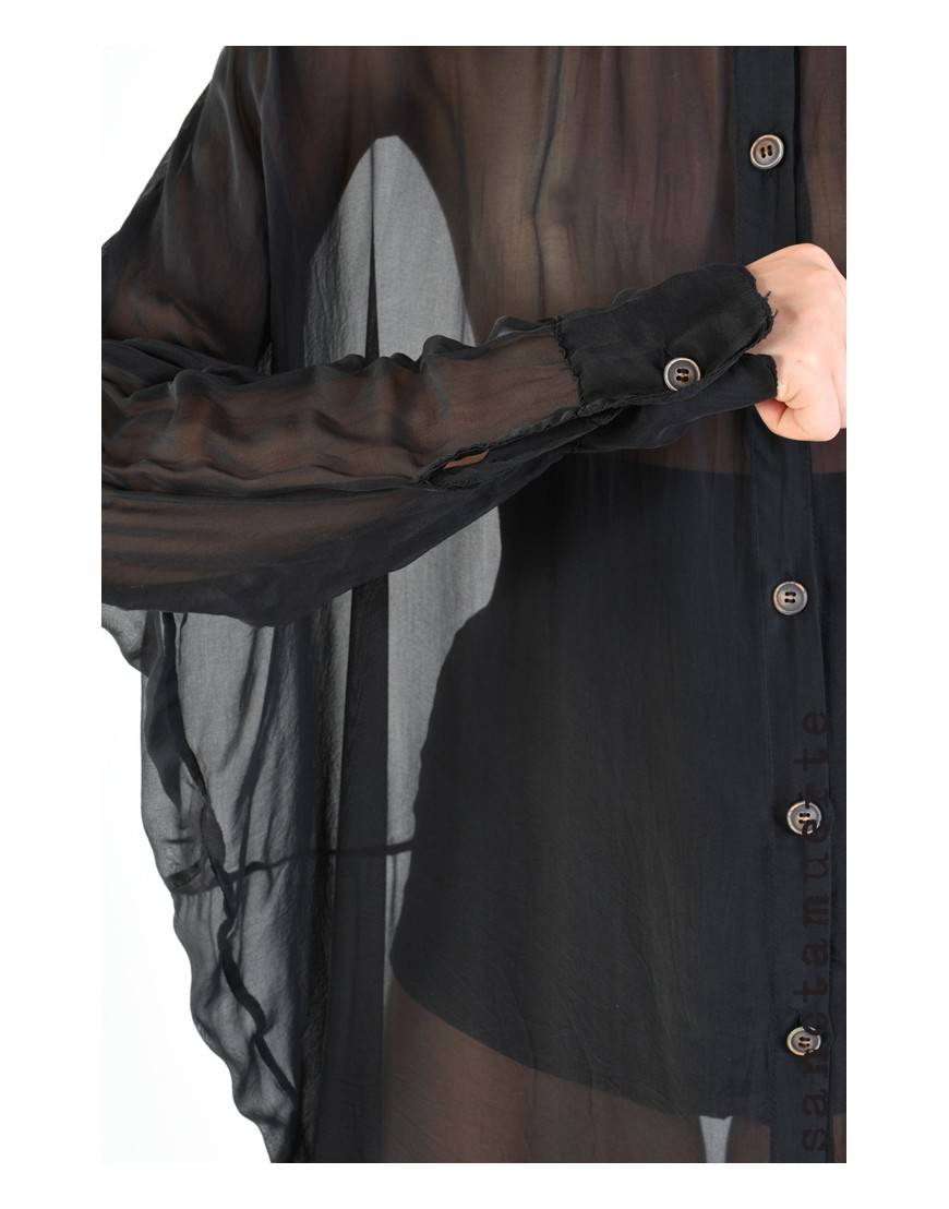 La haine inside us 9B SM306 CAMICIA Nero Saldi Di Fabbrica