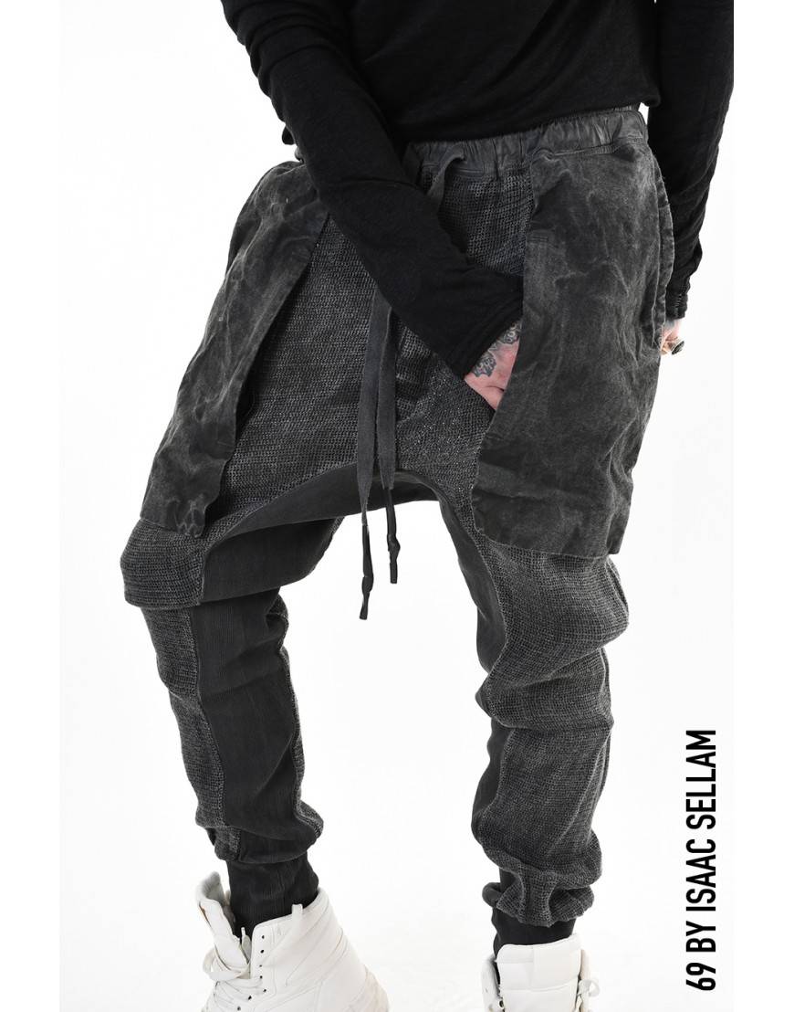 La haine inside us GUSSET PANTS GRILLAGE PLOMB 2025