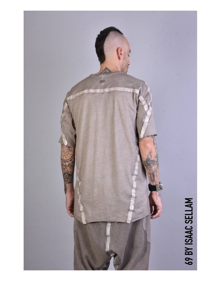 La haine inside us HUMANO T-SHIRT BANDE Taupe Vendita