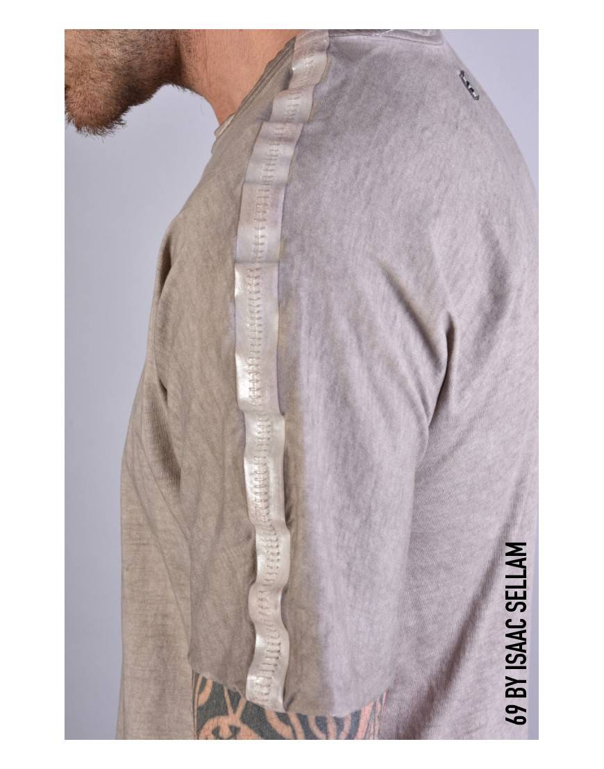 La haine inside us MISTER T-SHIRT BANDE J150 Taupe Qualità Garantita