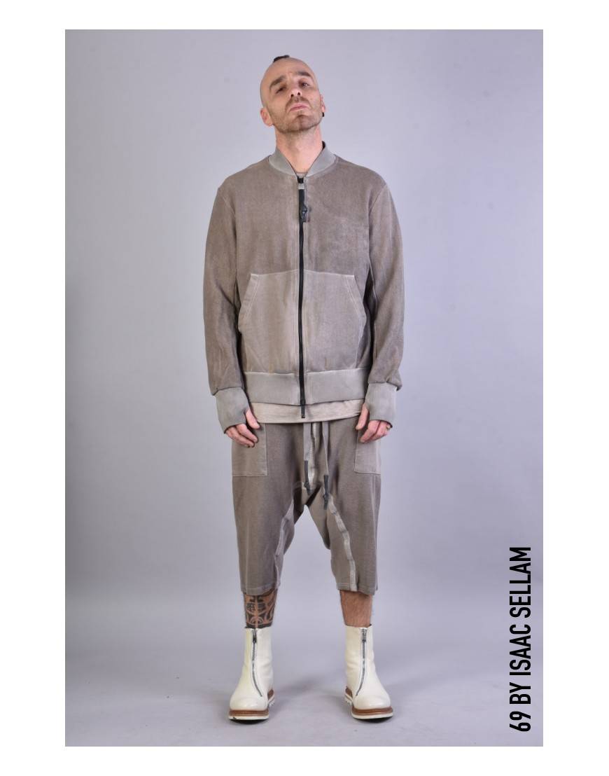 La haine inside us SHORT BANDE SPONGE Taupe Lightning offer