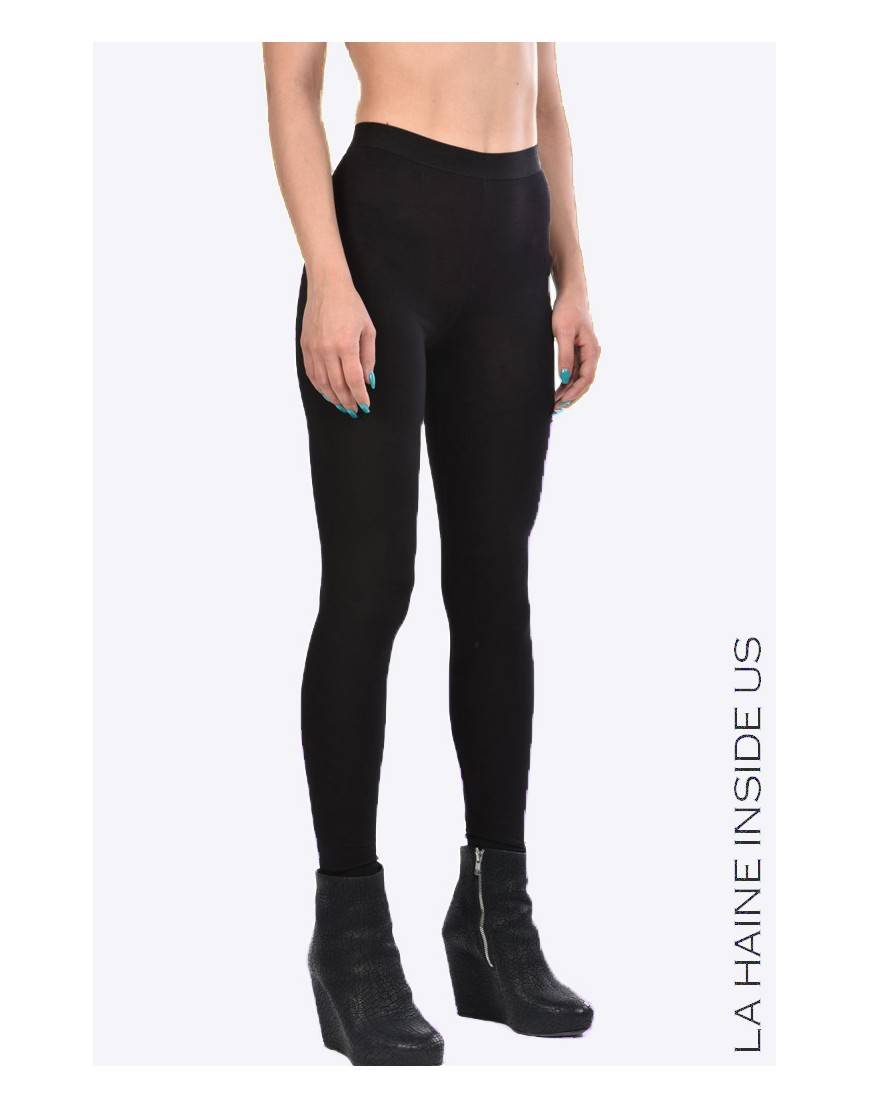 La haine inside us - PERMANENTE - 4M HEL LEGGINGS Nero Presa