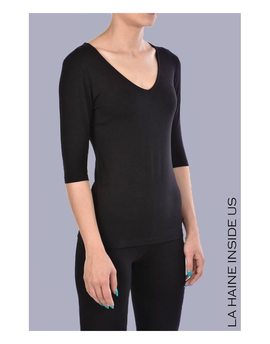 La haine inside us - PERMANENTE - 4M SALUS MAGLIA Nero Online
