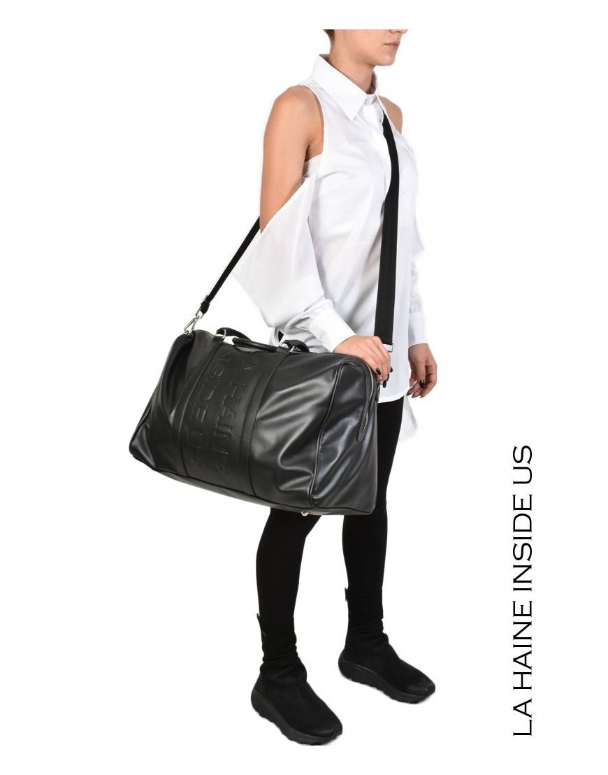 La haine inside us - PERMANENTE - 8L PRICOS BORSONE Pelle Nero Outlet