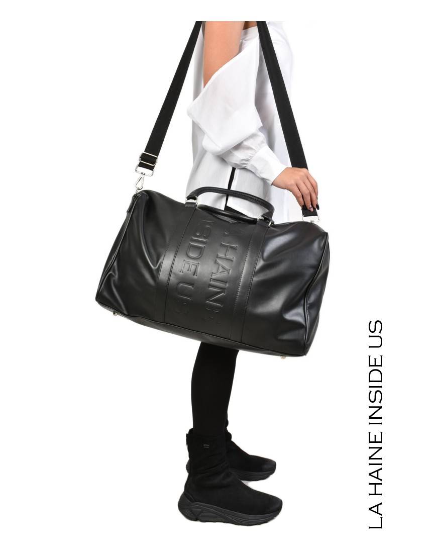 La haine inside us - PERMANENTE - 8L PRICOS BORSONE Pelle Nero Outlet