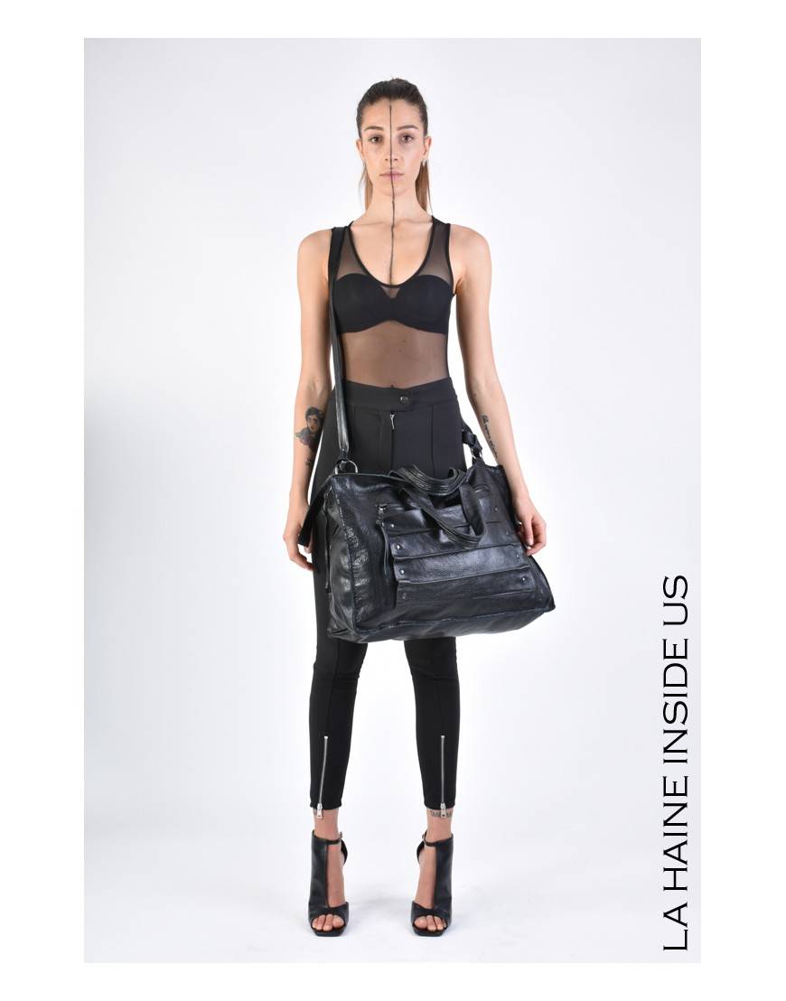 La haine inside us 3I LM168 BORSA UNISEX D Nero Saldi