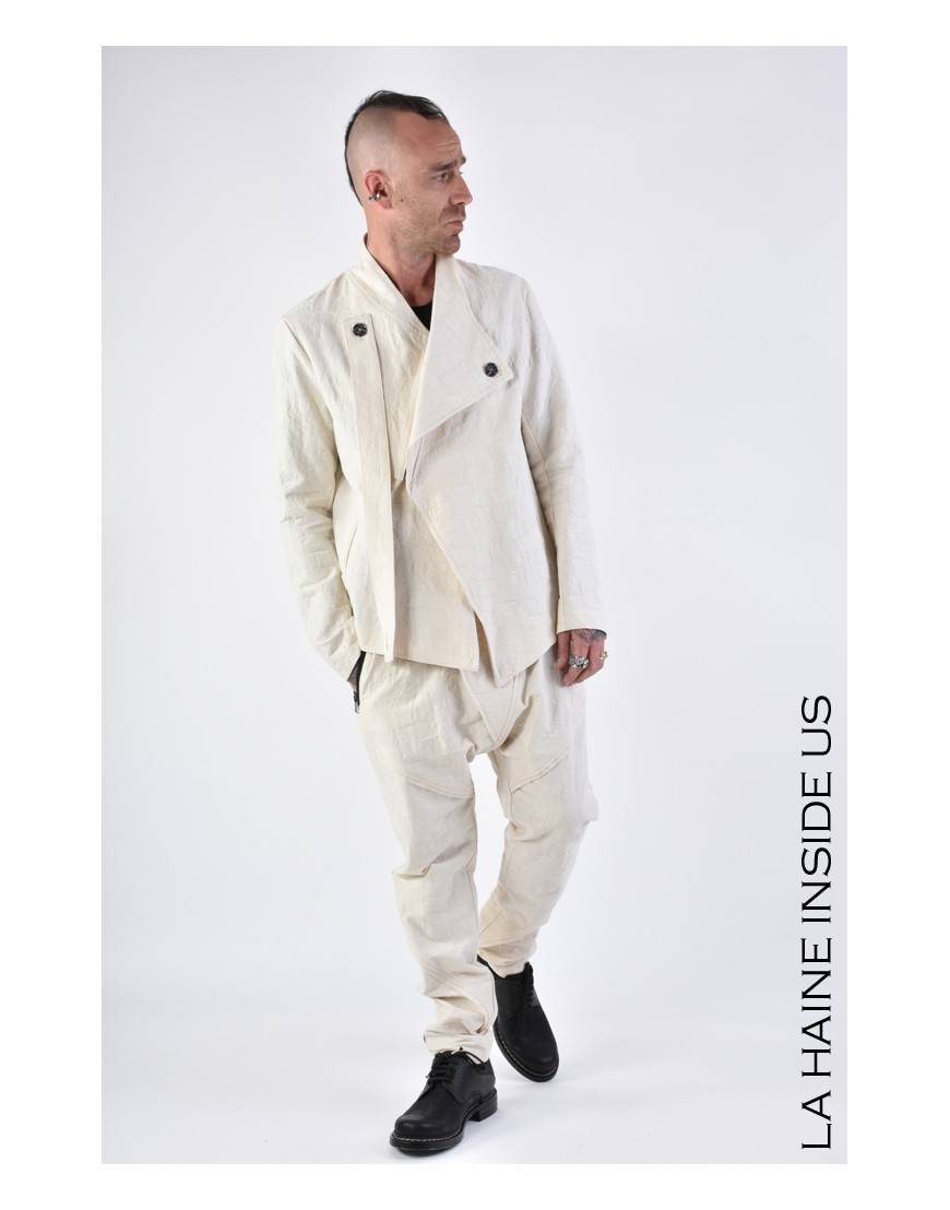La haine inside us 3B LM134 GIACCA Ecru Vendite Flash