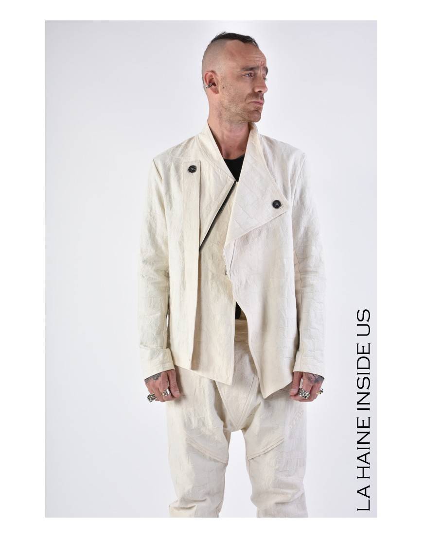 La haine inside us 3B LM134 GIACCA Ecru Vendite Flash