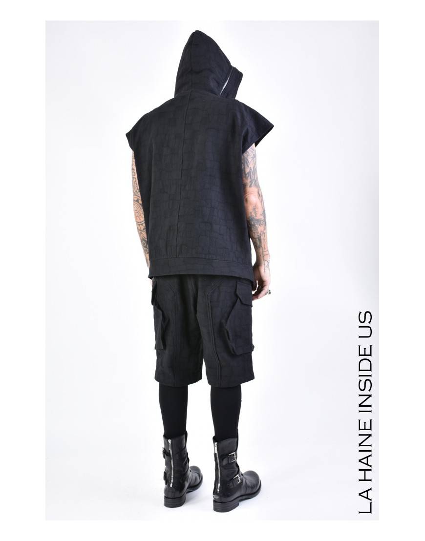 La haine inside us 3B LM135 SMANICATO Nero In Saldo