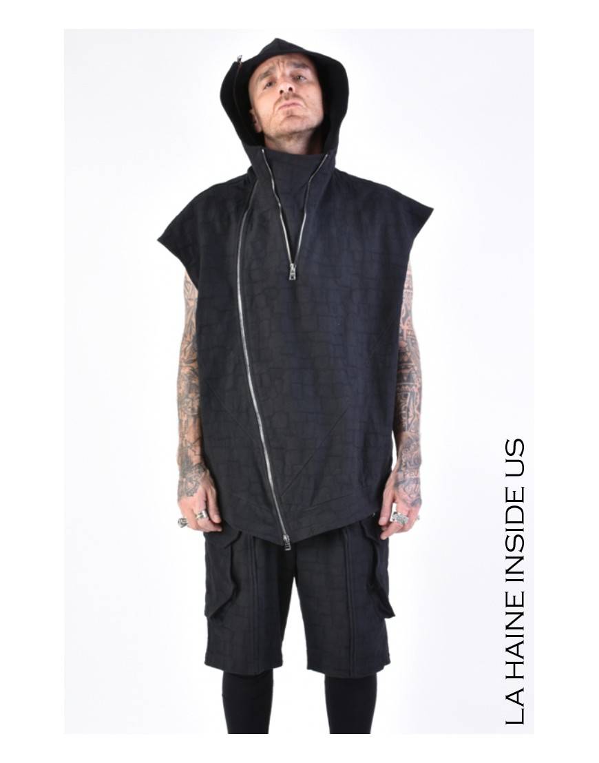La haine inside us 3B LM135 SMANICATO Nero In Saldo