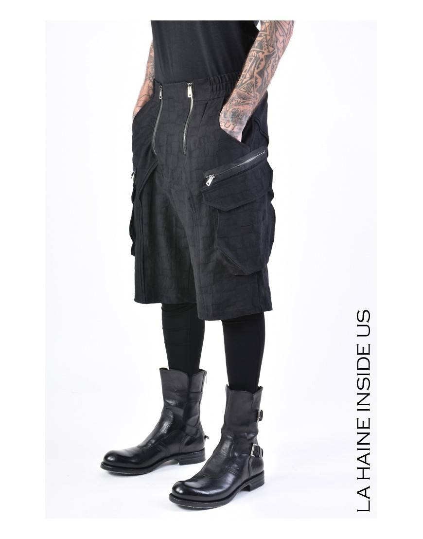 La haine inside us 3B LM136 BERMUDA Nero Moda