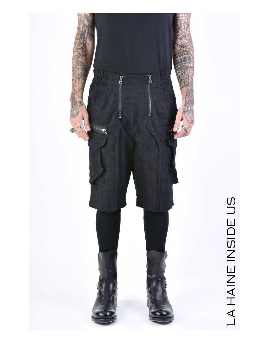 La haine inside us 3B LM136 BERMUDA Nero Moda