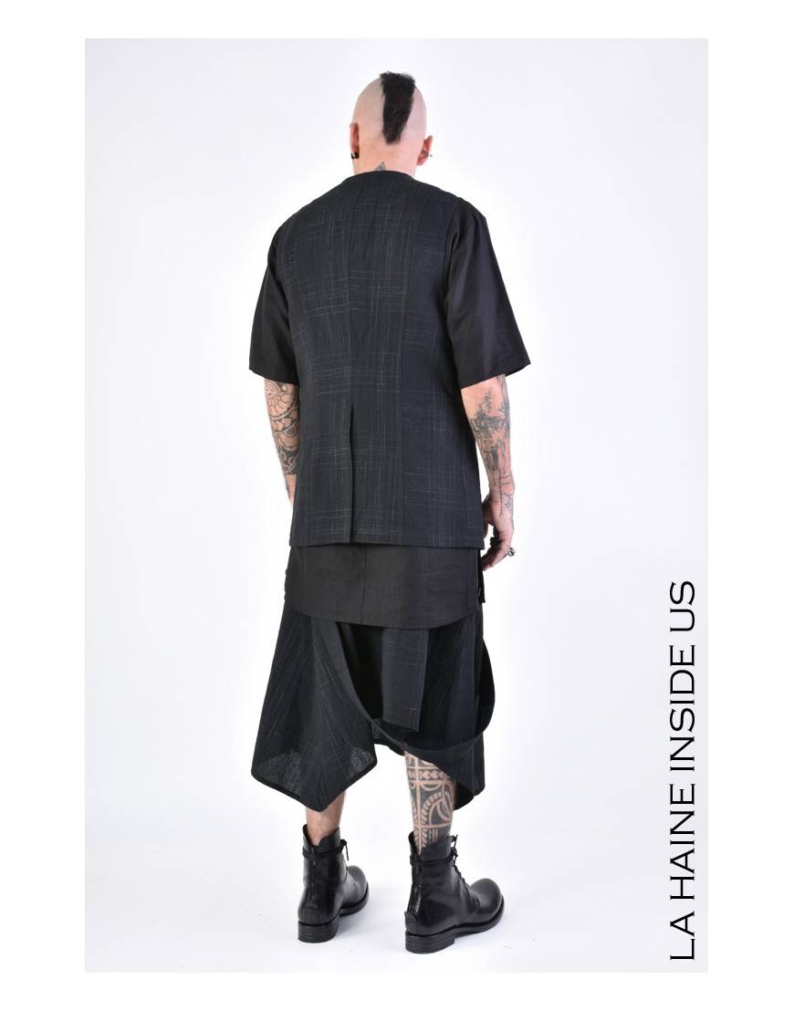 La haine inside us 3B LM144 GILET Nero Italy