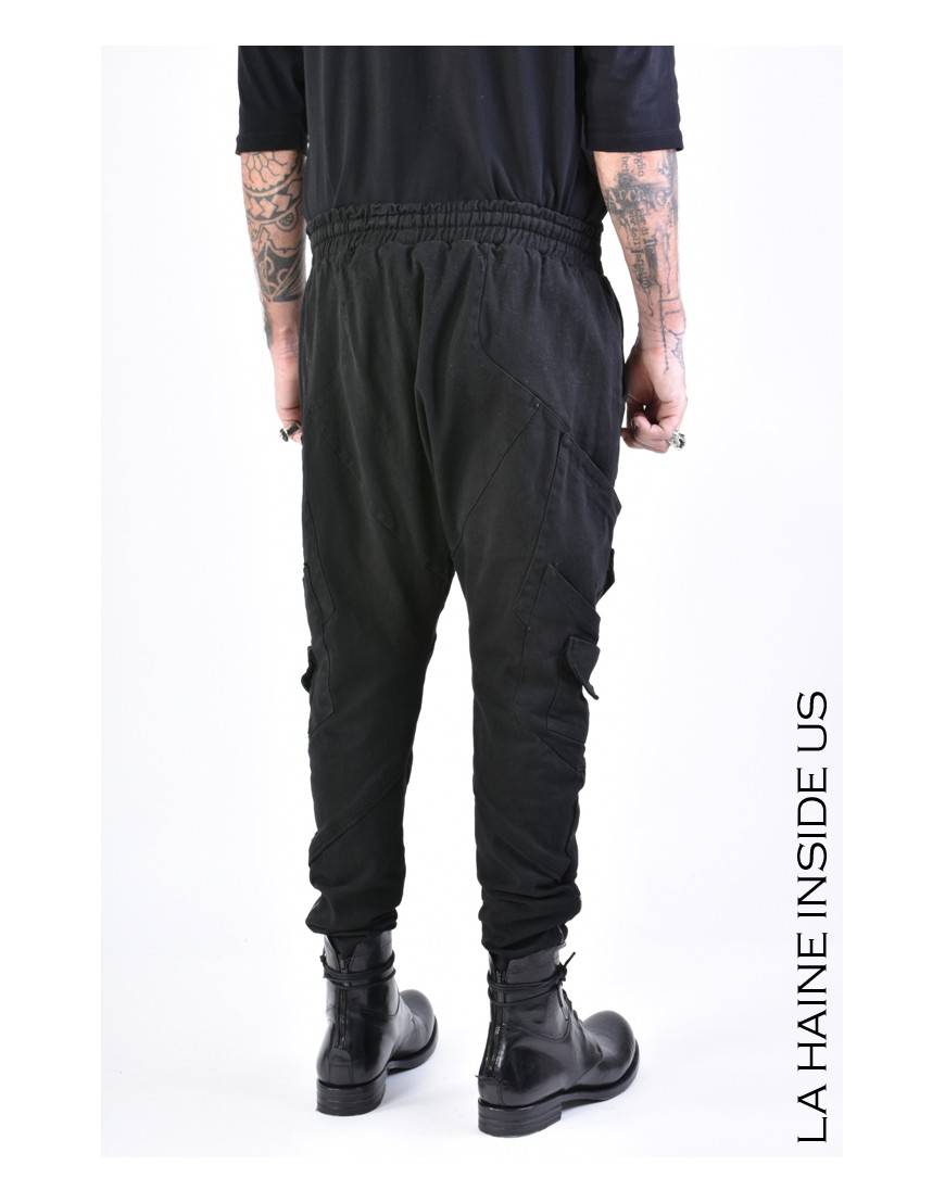 La haine inside us 3B LM155 PANTALONE Nero In Linea