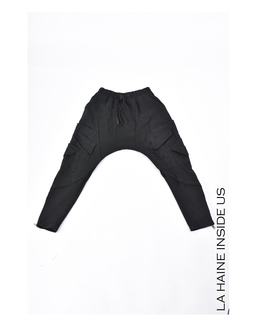 La haine inside us 3B LM155 PANTALONE Nero In Linea