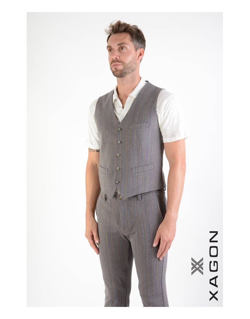 La haine inside us GILET 1PGLBRU Blu Vendite Flash