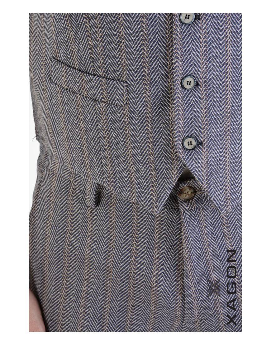 La haine inside us GILET 1PGLBRU Blu Vendite Flash
