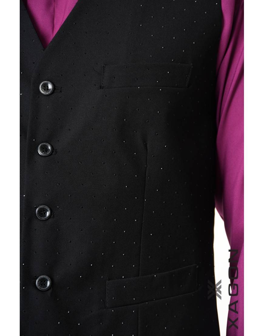 La haine inside us GILET 1PSWA73 Nero In Saldo