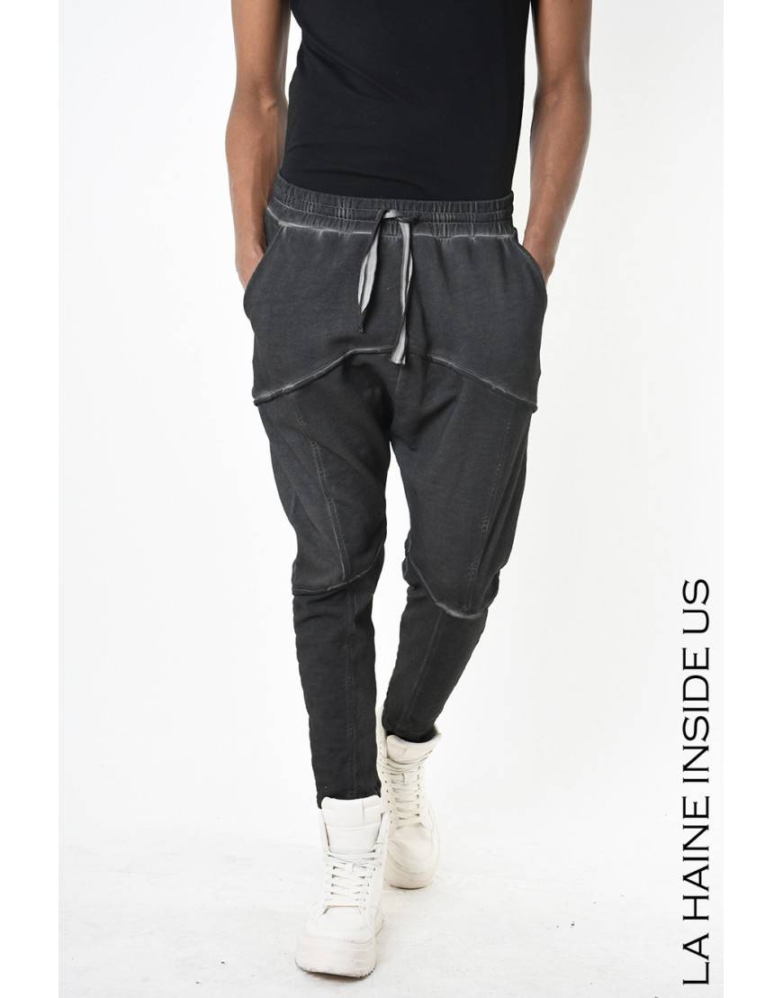 La haine inside us 3B LM199 PANTALONE Nero Spedizione Gratuita
