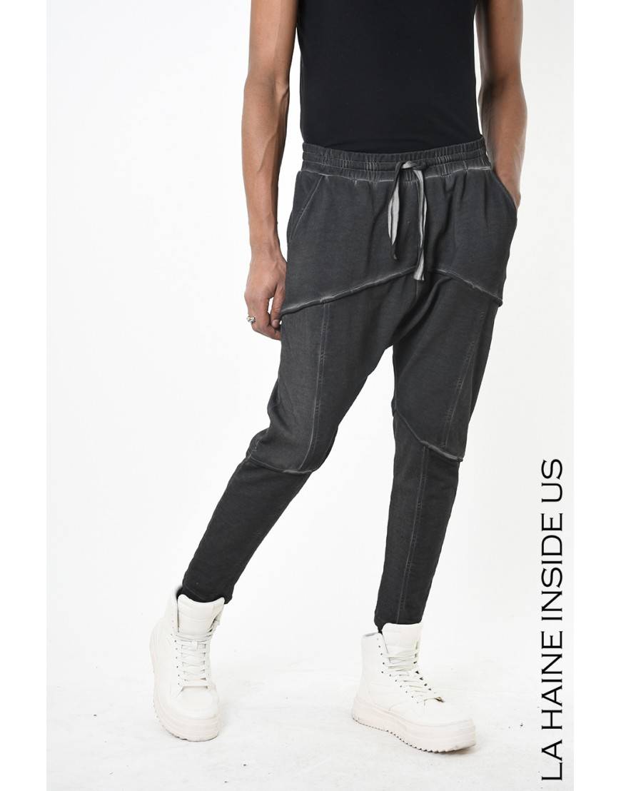 La haine inside us 3B LM199 PANTALONE Nero Spedizione Gratuita