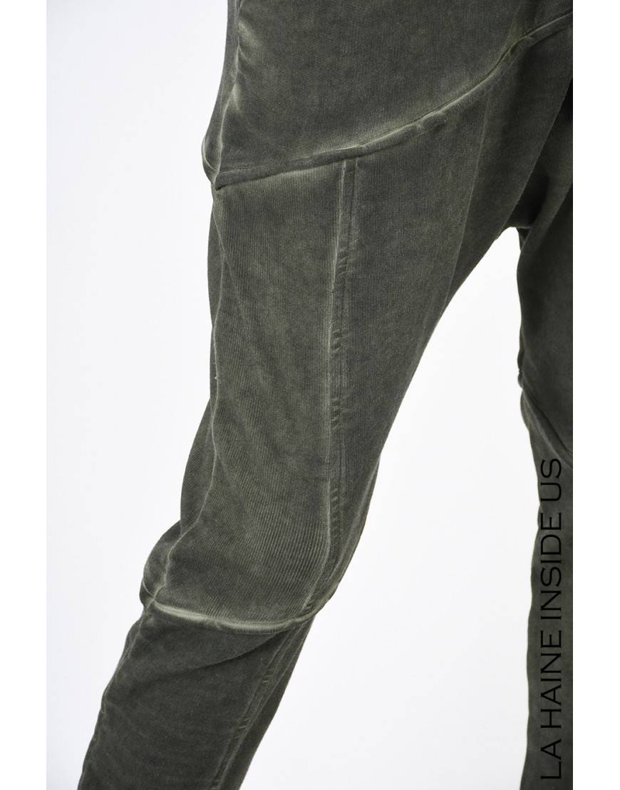 La haine inside us 3B LM199 PANTALONE Verde Pezzi Unici