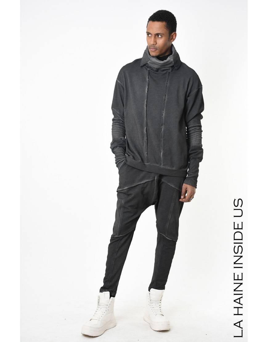 La haine inside us 3B LM200 FELPA Nero Soddisfazione Garantita