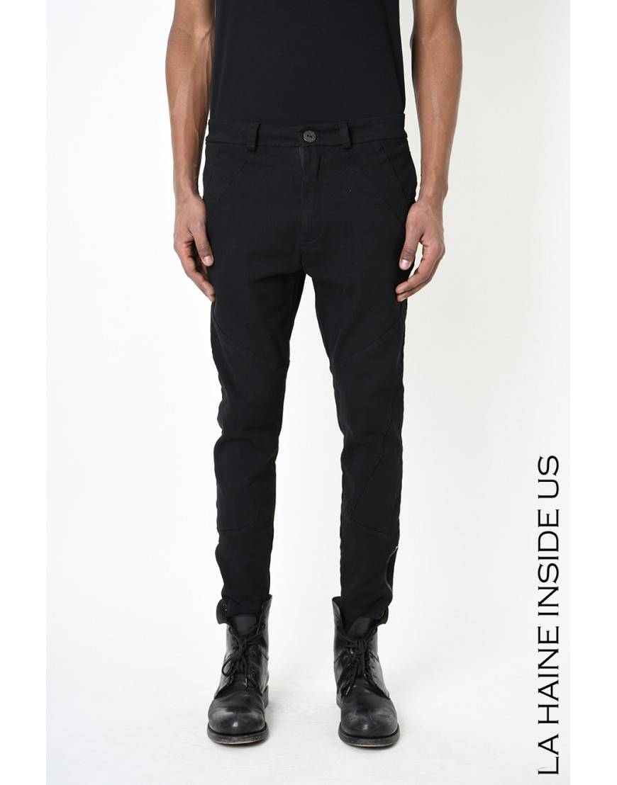 La haine inside us 3B LM228 PANTALONE Nero Consegna Veloce