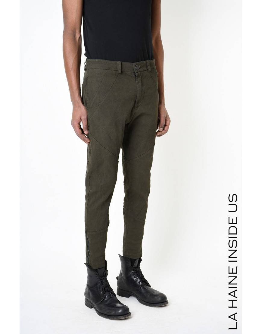 La haine inside us 3B LM228 PANTALONE Verde Promozione Limitata