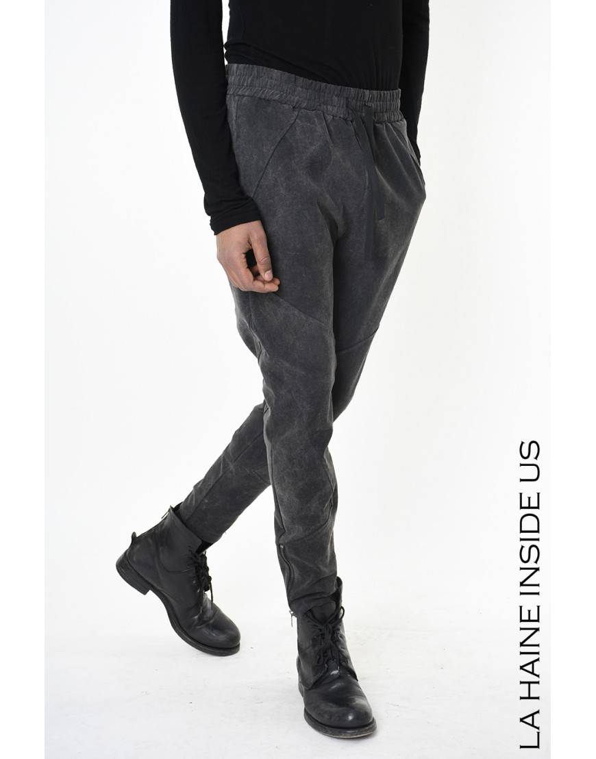 La haine inside us 3B LM271 PANTALONE Nero Affare Del Giorno