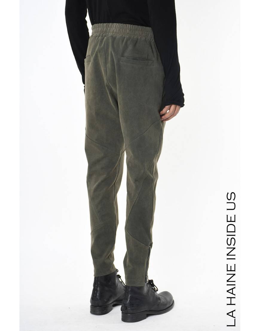 La haine inside us 3B LM271 PANTALONE Verde Prezzo Ridotto