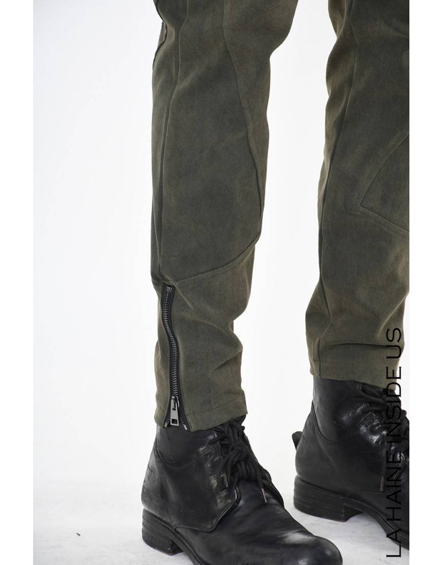 La haine inside us 3B LM271 PANTALONE Verde Prezzo Ridotto