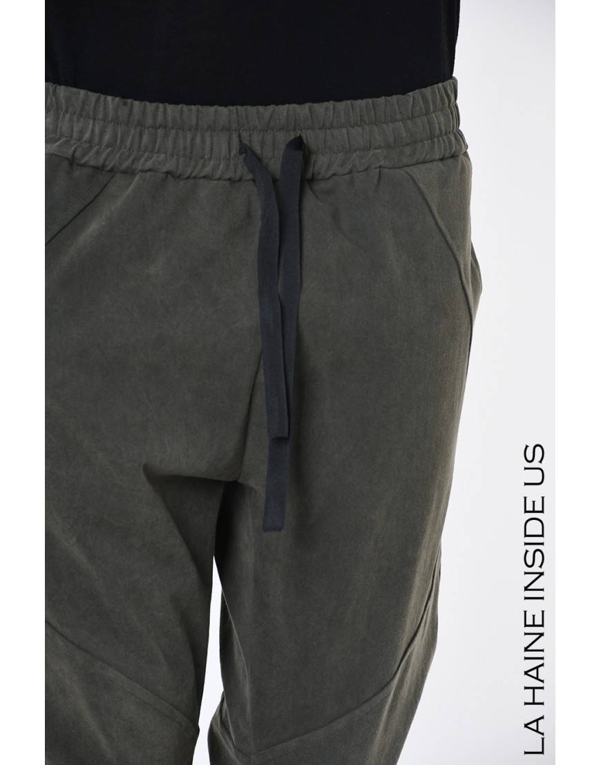 La haine inside us 3B LM271 PANTALONE Verde Prezzo Ridotto