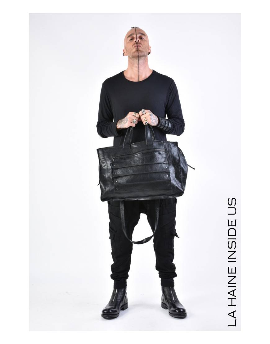 La haine inside us 3I LM168 BORSA UNISEX U Nero Sottocosto